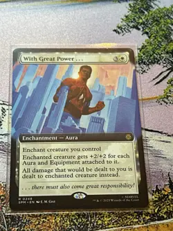 With Great Power . . . Magic The Gathering Spider-Man Extended Art - Image 3