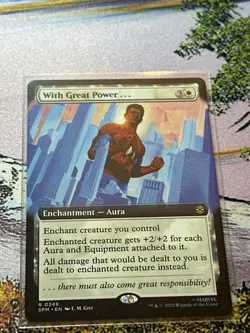 With Great Power . . . Magic The Gathering Spider-Man Extended Art - Image 4