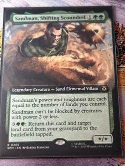 Sandman, Shifting Scoundrel - SPM - MTG - EN - NM - 0112 - Image 5