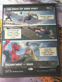 The Death Of Gwen Stacy 223 - Spider-Man Magic The Gathering - ( Non-Foil ) - Image 2