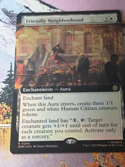 Friendly Neighborhood - Foil - Extended Art - SPM - MTG - EN - NM - 0246 - Image 2