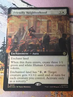 Friendly Neighborhood - Foil - Extended Art - SPM - MTG - EN - NM - 0246 - Image 5