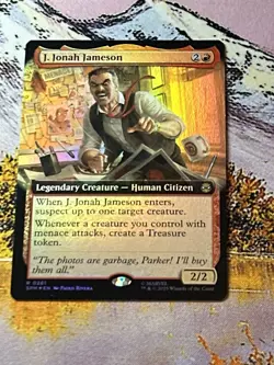 J. Jonah Jameson Extended Art Foil Mtg - Image 1