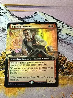J. Jonah Jameson Extended Art Foil Mtg - Image 3