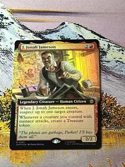 J. Jonah Jameson Extended Art Foil Mtg - Image 5