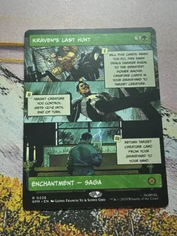 kraven's last hunt mtg Comic Book Art Spiderman Magic The Gathering - Image 2