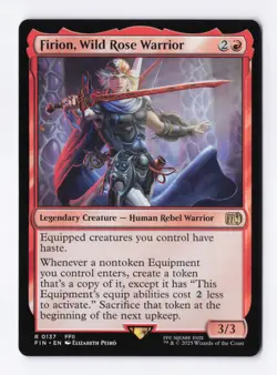 Firion, Wild Rose Warrior 0137 (R) MTG Final Fantasy (FIN) (EN) - Image 1