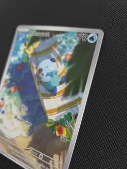 Pokemon TCG Oshawott 105/086 White Flare Illustration Rare NM - Image 4