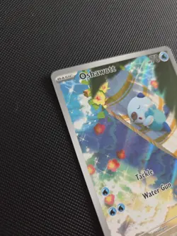 Pokemon TCG Oshawott 105/086 White Flare Illustration Rare NM - Image 5