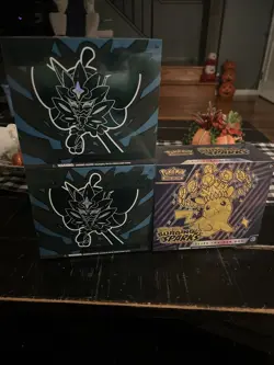 Lot of 2 Pokemon Twilight Masquerade Elite Trainer Boxes & 1 Surging Sparks ETB - Image 1