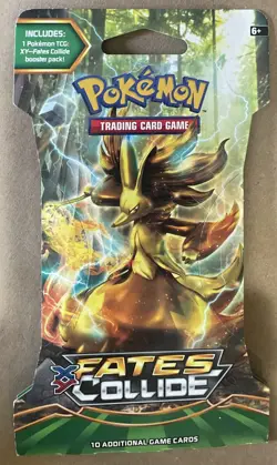 Fates Collide SLEEVED Booster Pack Random Artwork SEALED Pokemon TCG XY - Image 1