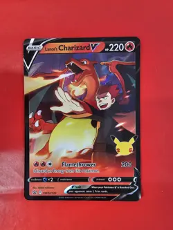 Pokemon - Lance's Charizard V - SWSH133 - Celebrations 25th - Black Star Promo - Image 3