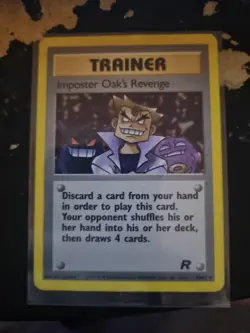Pokemon TCG Imposter Oak's Revenge Team Rocket 76 Regular Unlimited Uncommon - Image 1