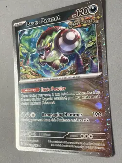 Pokemon TCG * Paradox Rift * 123/182 Brute Bonnet COSMOS Holo Rare * FRESH PK - Image 2