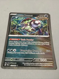 Pokemon TCG * Paradox Rift * 123/182 Brute Bonnet COSMOS Holo Rare * FRESH PK - Image 3