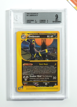 Pokemon BGS 9 Umbreon #41 Aquapolis 2003 English - Image 1