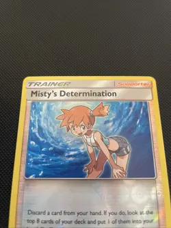 POKEMON MISTY'S DETERMINATION 62/68 REVERSE HOLO HIDDEN FATES NM - Image 2