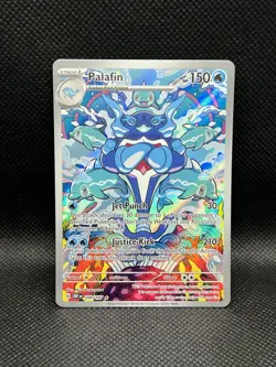 Palafin 200/197 ILLUSTRATION RARE HOLO Obsidian Flames Sv03 Pokemon English Foil - Image 1