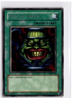 Pot of Greed Unlimited Rare LOB-119 LP - Image 1