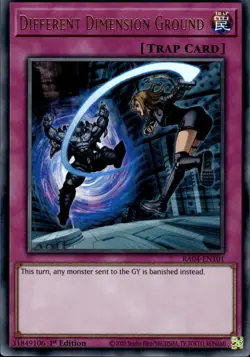 Different Dimension Ground - Ultra Rare 1st Edition RA04-EN101 - NM - YuGiOh - Image 1