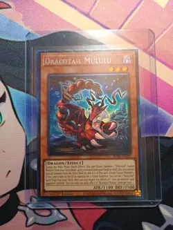 Yugioh Dracotail Mululu (CR) Collector's Rare JUSH-EN005 1st Edition Near Mint - Image 1