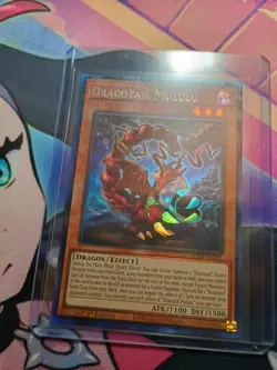 Yugioh Dracotail Mululu (CR) Collector's Rare JUSH-EN005 1st Edition Near Mint - Image 5