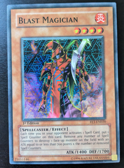 Yugioh - Blast Magician - FET-EN020 - 1st Edition - Super Rare - Image 1