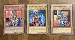 Yu-Gi-Oh! Ritter Des Buben + Ritter Des Konigs + Ritterin Der Konigin, DPYG, EX - Image 1