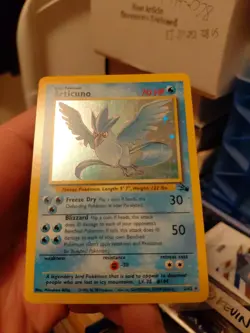 Pokemon TCG Articuno Fossil Holo Card 2/62 1999-2000 Wizards Mint Or Better - Image 3