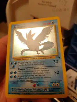 Pokemon TCG Articuno Fossil Holo Card 2/62 1999-2000 Wizards Mint Or Better - Image 5