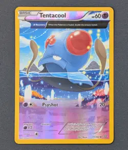 Tentacool (Alpha) 71/160 Uncommon Primal Clash Reverse Holo Pokemon Card - Image 1