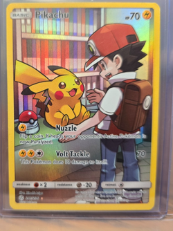 Pikachu 241/236 Cosmic Eclipse Secret Rare Holo LP Pokemon TCG Card - Image 1
