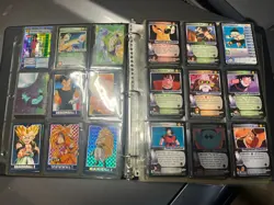 Lot of Approximately 140 Dragon Ball Z Cards in Binder - Image 1