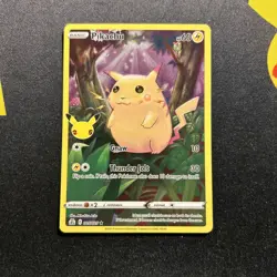 Pikachu 005/025 NM -Full Art Pokemon Card- Celebrations 25th Anniversary (d1 - Image 1