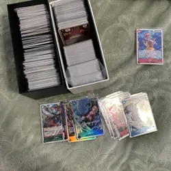 ONE PIECE TCG CARD 250+ SR/Holo/Dons BULK LOT English + Japanese - Image 1