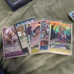 ONE PIECE TCG CARD 250+ SR/Holo/Dons BULK LOT English + Japanese - Image 2