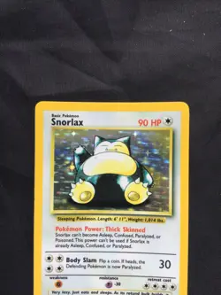 Pokemon Cards: Jungle Rare Holo: Snorlax 11/64 No Symbol Error - Image 2