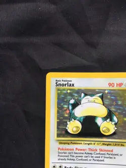 Pokemon Cards: Jungle Rare Holo: Snorlax 11/64 No Symbol Error - Image 3