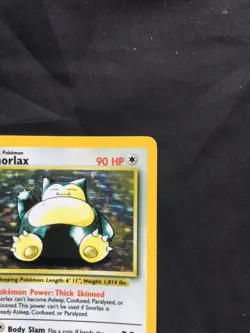 Pokemon Cards: Jungle Rare Holo: Snorlax 11/64 No Symbol Error - Image 4