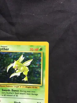 Pokemon Cards: Jungle Rare Holo: Scyther 10/64 No Symbol Error - Image 4