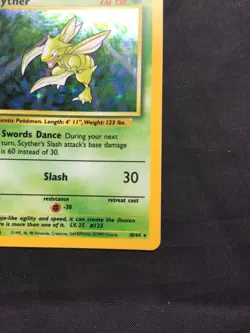 Pokemon Cards: Jungle Rare Holo: Scyther 10/64 No Symbol Error - Image 5
