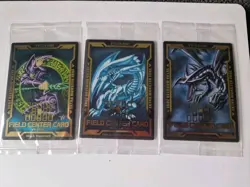 Yugioh Blue-Eyes White Dragon Dark Magician Red Eyes Field Centre Cards - Image 1