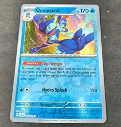 Pokemon Surging Sparks Quaquaval Reverse Holo Uncommon Card 052/191 NM - Image 1