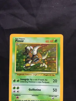 Pokemon Cards: Jungle Rare Holo: Pinsir 9/64 No Symbol Error - Image 2