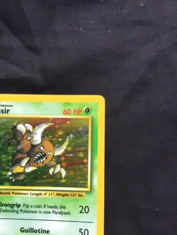 Pokemon Cards: Jungle Rare Holo: Pinsir 9/64 No Symbol Error - Image 4