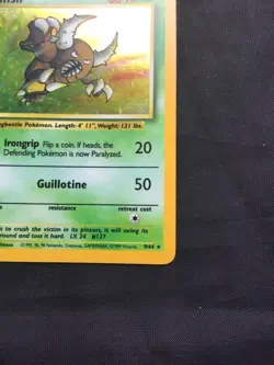 Pokemon Cards: Jungle Rare Holo: Pinsir 9/64 No Symbol Error - Image 5