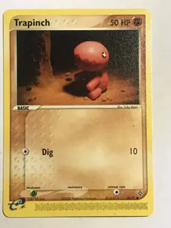 Trapinch 78/97 Ex Dragon Pokemon Card LP - Image 1