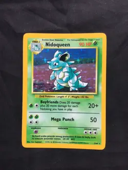 Pokemon Cards: Jungle Rare Holo: Nidoqueen 7/64 No Symbol Error - Image 1