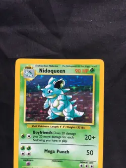 Pokemon Cards: Jungle Rare Holo: Nidoqueen 7/64 No Symbol Error - Image 2