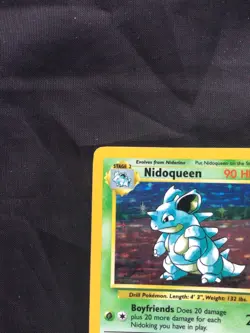Pokemon Cards: Jungle Rare Holo: Nidoqueen 7/64 No Symbol Error - Image 3